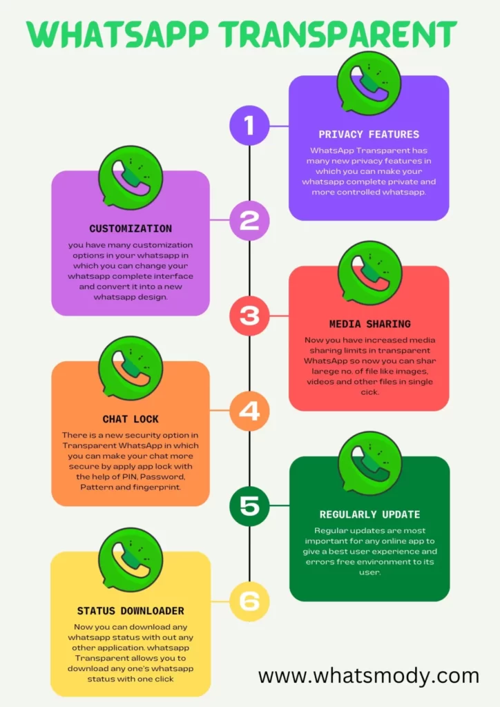 Infographic Transparent WhatsApp