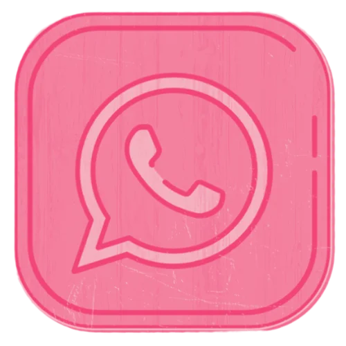 Pink WhatsApp logo
